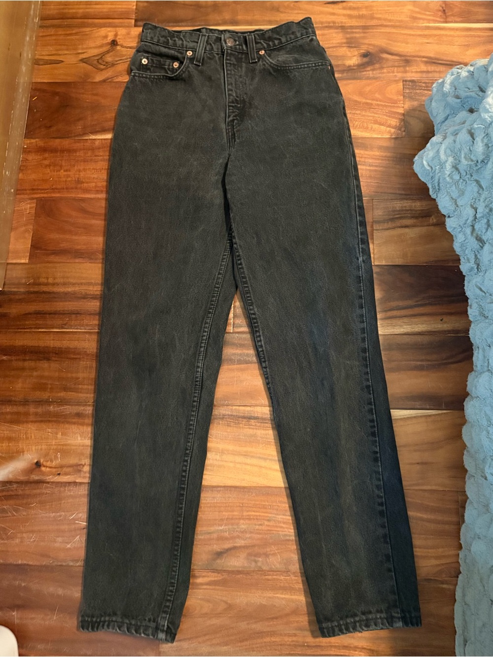 Levi’s 521 Tapered Fit Jeans Black High Rise Mom Jeans Women’s 8 M (1376)